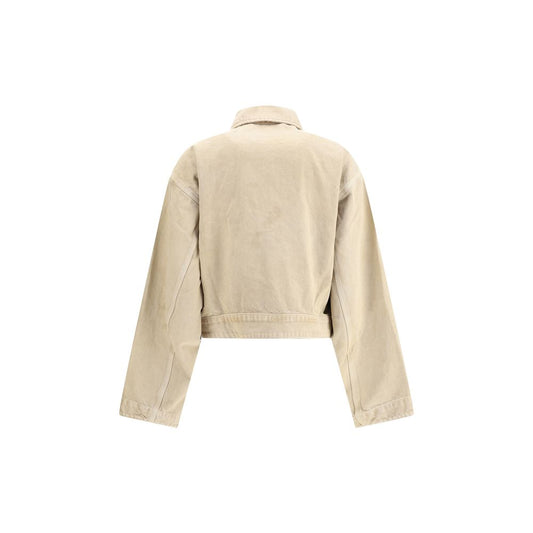 Balenciaga Jeansjacke aus beiger Baumwolle