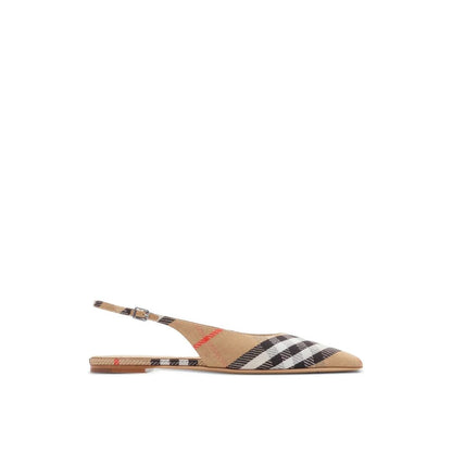 Burberry – Karierte Slingback-Ballerinas „Birdie“