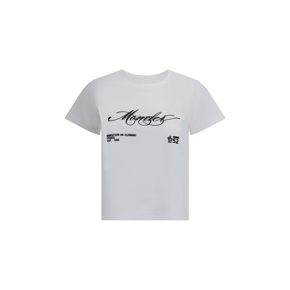 Moncler Weißes Baumwoll-T-Shirt
