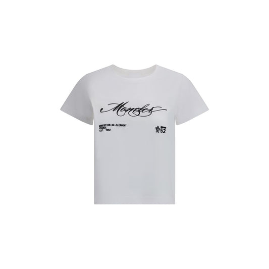 Moncler Weißes Baumwoll-T-Shirt