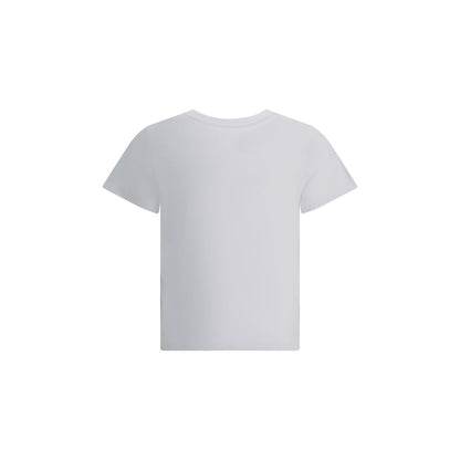 Moncler Weißes Baumwoll-T-Shirt