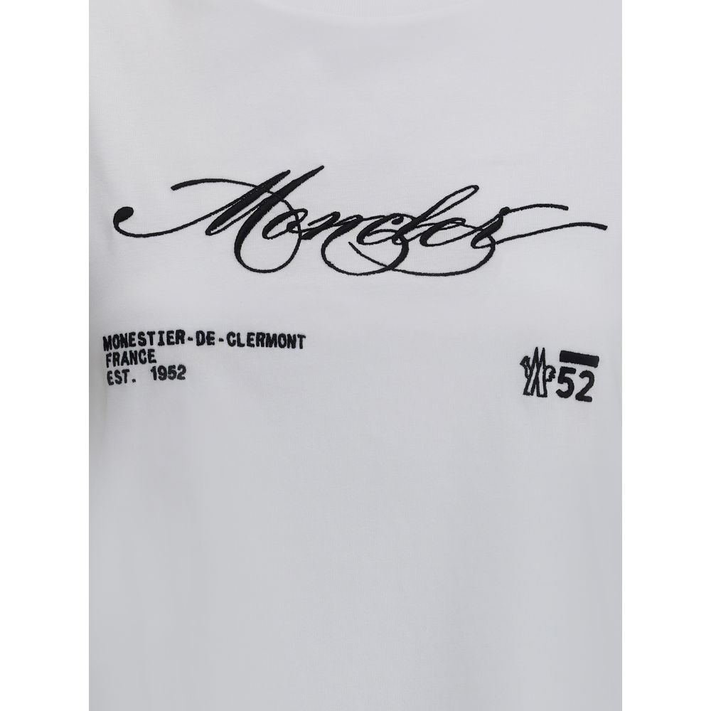 Moncler Weißes Baumwoll-T-Shirt