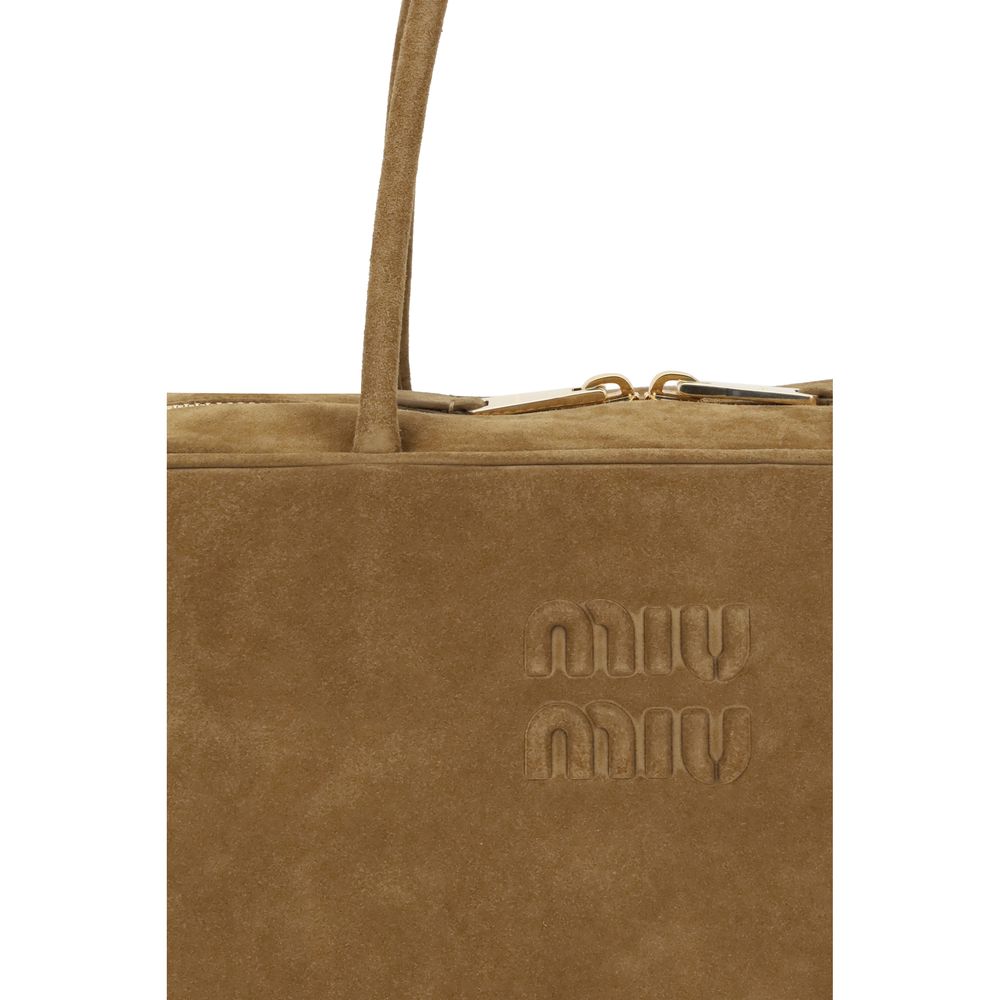 Miu Miu Handtasche aus beigem Kalbsleder (Bos Taurus)