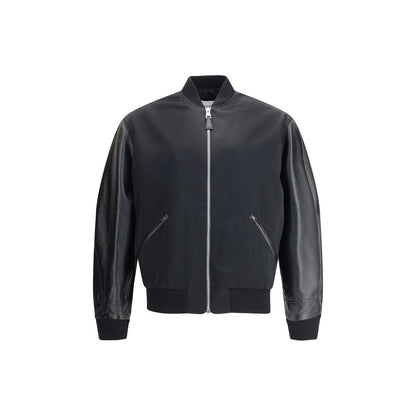 Givenchy Schwarze Bomberjacke aus Baumwolle