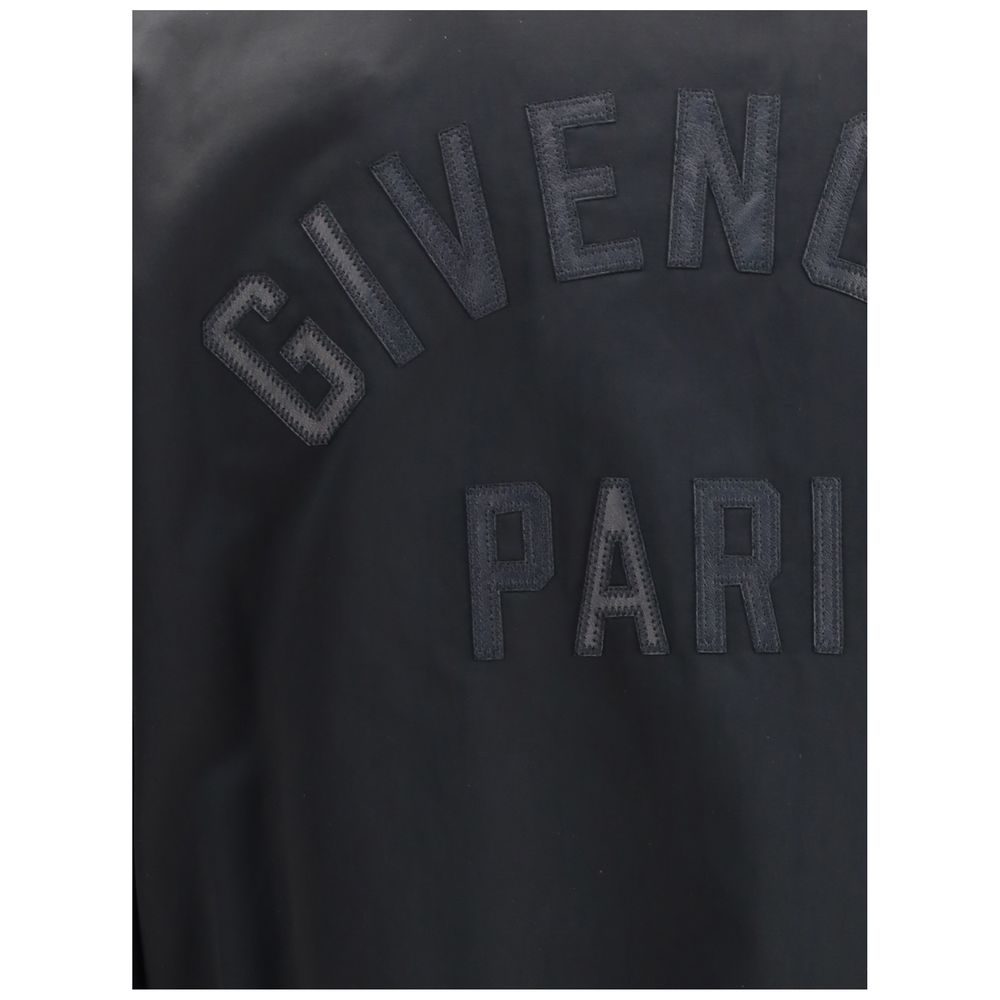 Givenchy Schwarze Bomberjacke aus Baumwolle