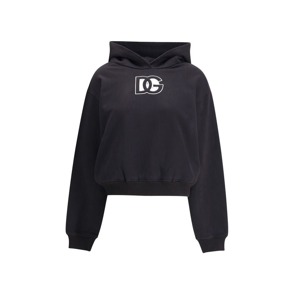 Schwarzes Baumwoll-Sweatshirt von Dolce &amp; Gabbana