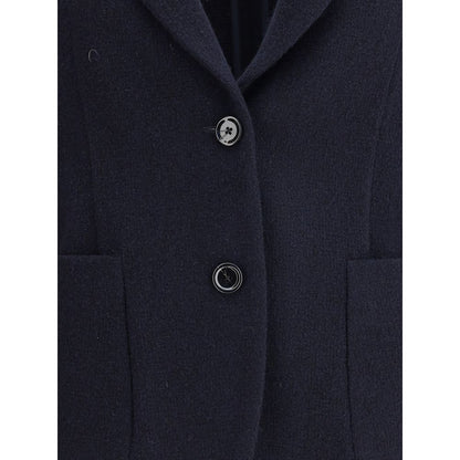 Lardini Blazer aus blauer Wolle