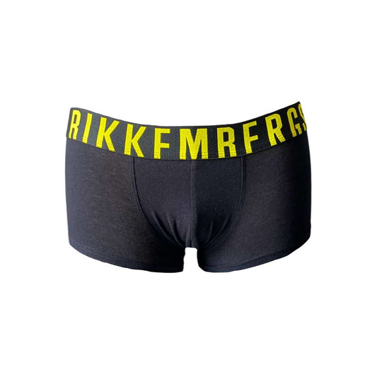 Bikkembergs Herren-Boxershorts aus schwarzer Baumwolle