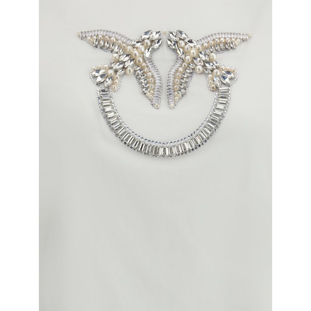 PINKO T-Shirt mit gesticktem Logo