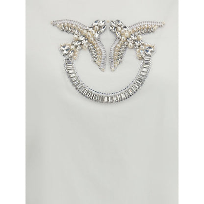 PINKO T-Shirt mit gesticktem Logo