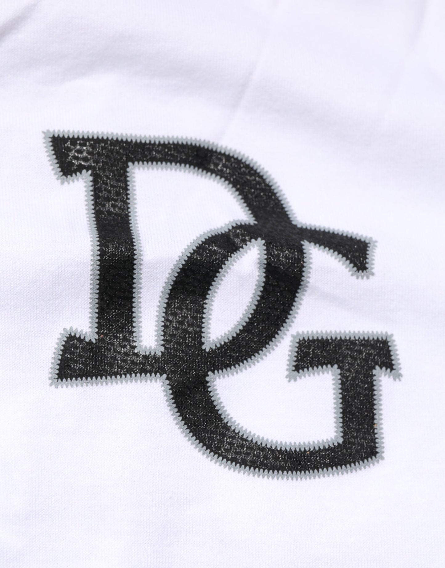 Dolce & Gabbana White #DGMillennials King Crown V-neck T-shirt