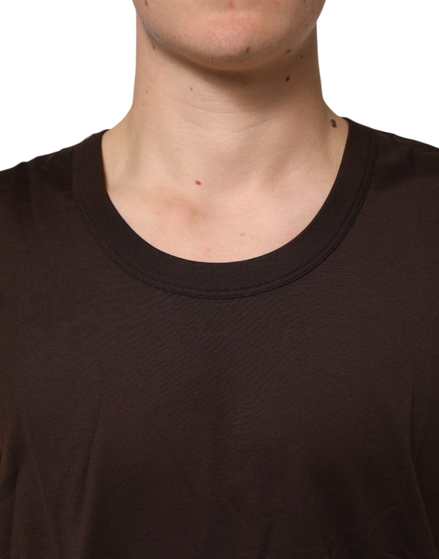 Dolce &amp; Gabbana Braunes ärmelloses Unterwäsche-Tanktop aus Baumwolle für Herren