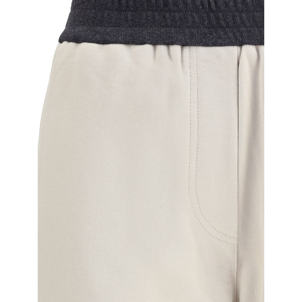 Brunello Cucinelli Glatte Plüschhose