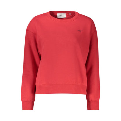 Pepe Jeans Roter Pullover aus Bio-Baumwolle für Damen