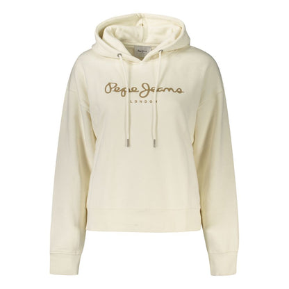 Pepe Jeans Weißer Baumwollpullover für Damen