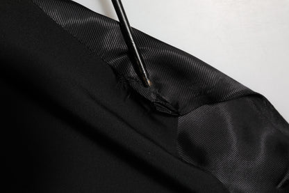 Dolce &amp; Gabbana Schwarze Wollweste für formelle Anlässe