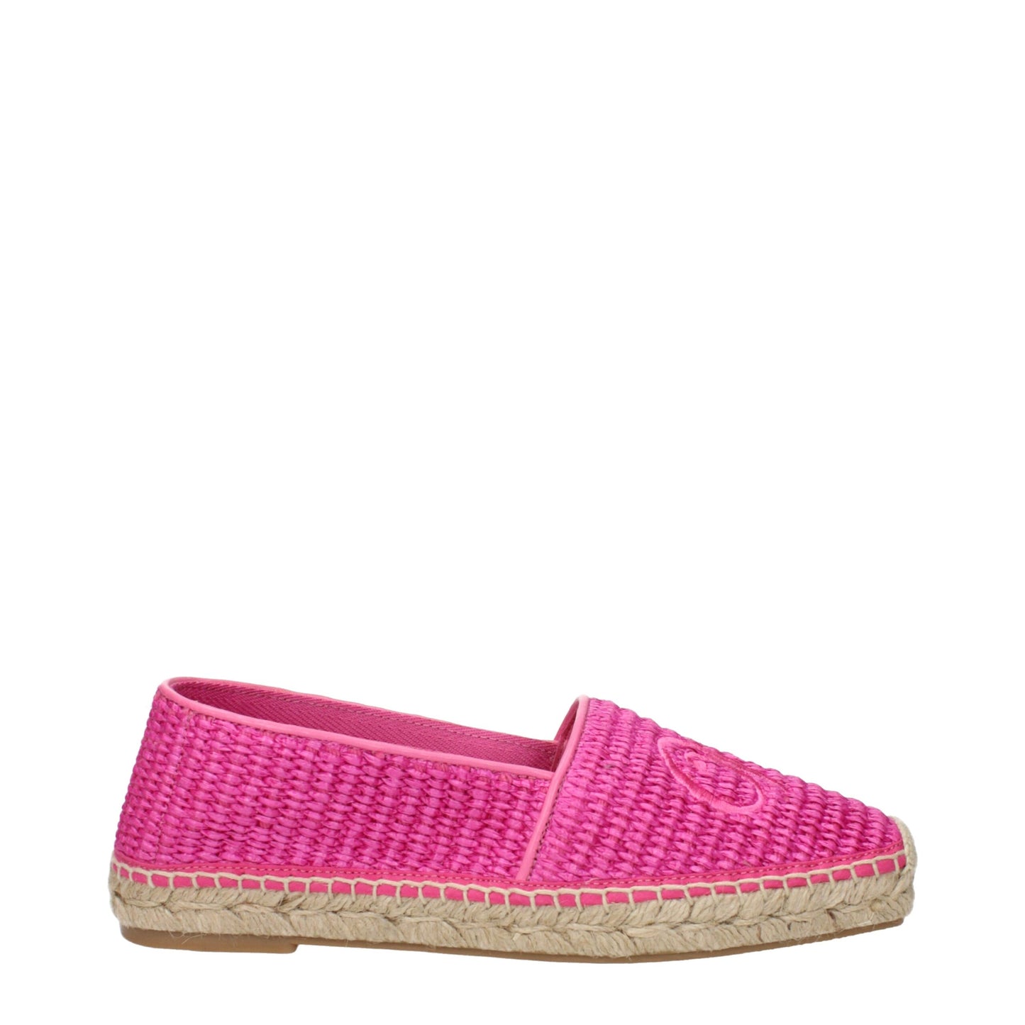 Max Mara – Rosa Stoff-Espadrilles