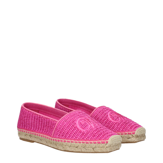 Max Mara – Rosa Stoff-Espadrilles