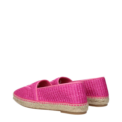 Max Mara – Rosa Stoff-Espadrilles