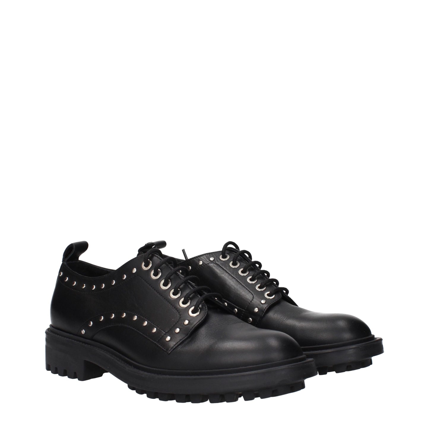 Max Mara – Oxfords und Derbys aus schwarzem Leder