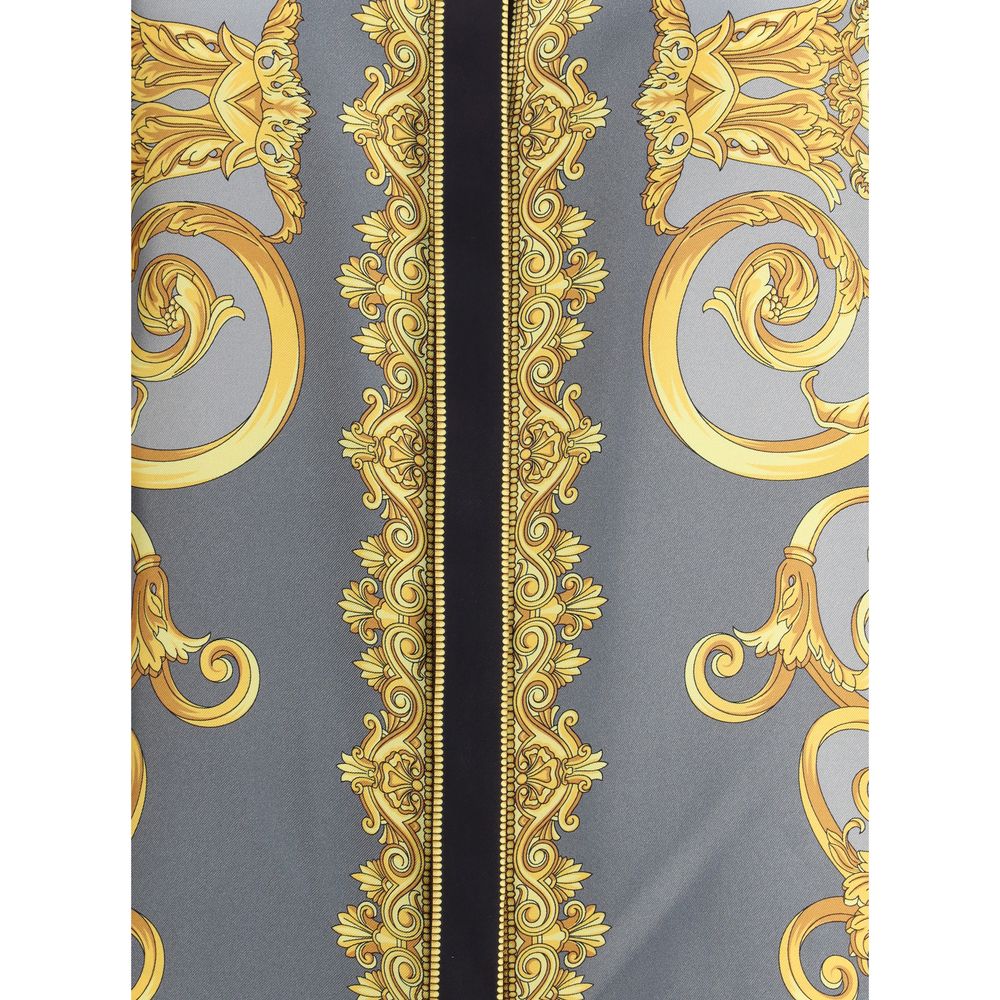 Versace Hemd mit mehrfarbigem Seidenmuster