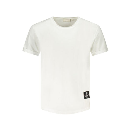 Calvin Klein – Weißes Baumwoll-T-Shirt für Herren