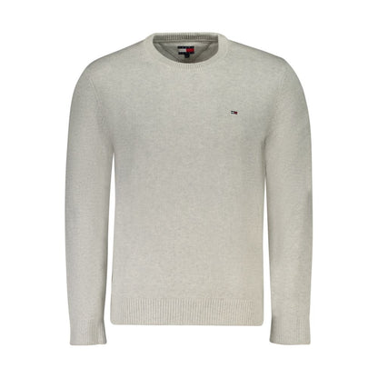 Tommy Hilfiger Grauer Baumwollpullover für Herren