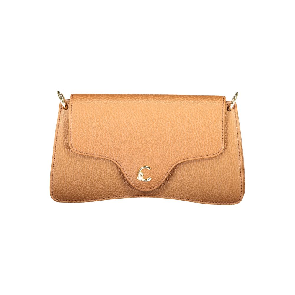 Coccinelle Braune Leder Damen Handtasche
