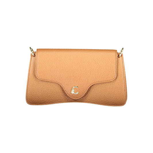 Coccinelle Braune Leder Damen Handtasche