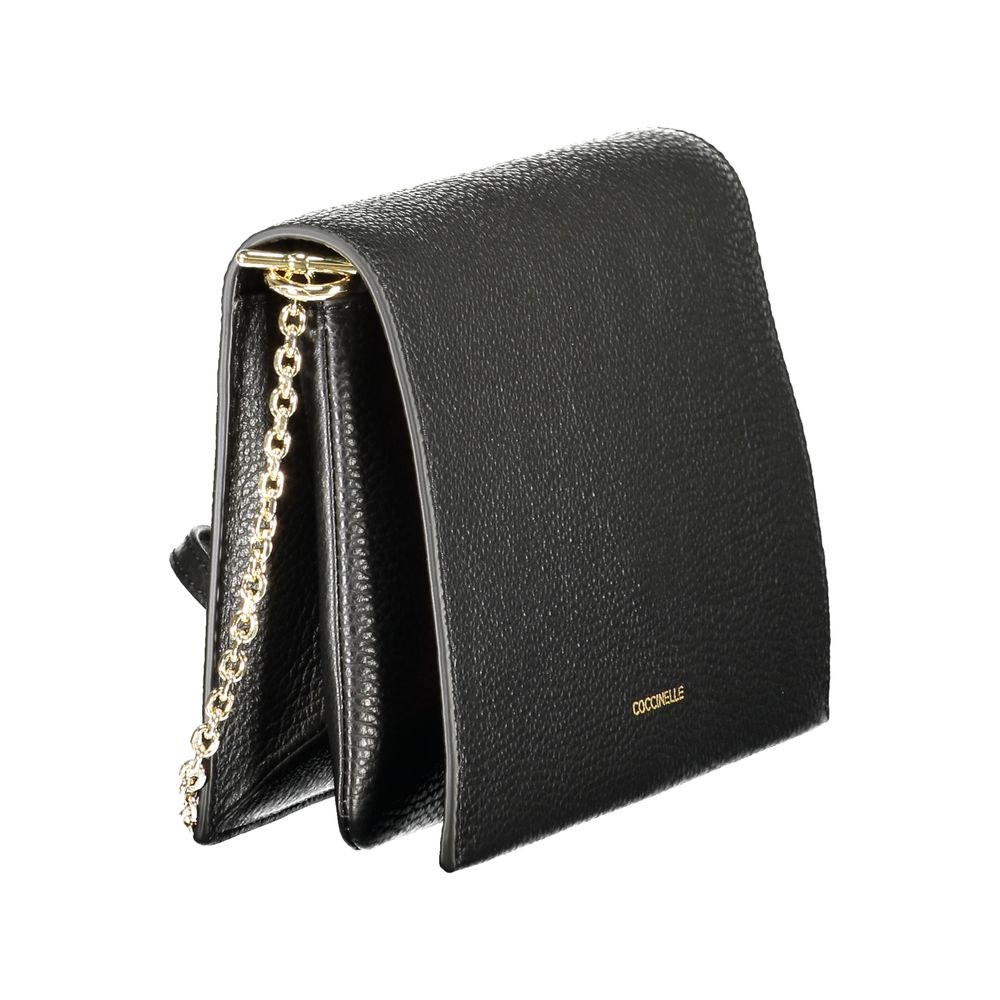 Coccinelle Damen Handtasche aus schwarzem Leder