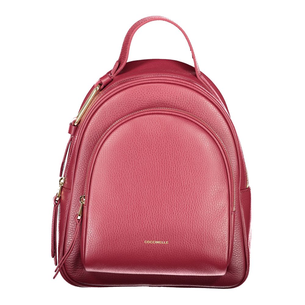 Coccinelle Lila Leder Damen Rucksack
