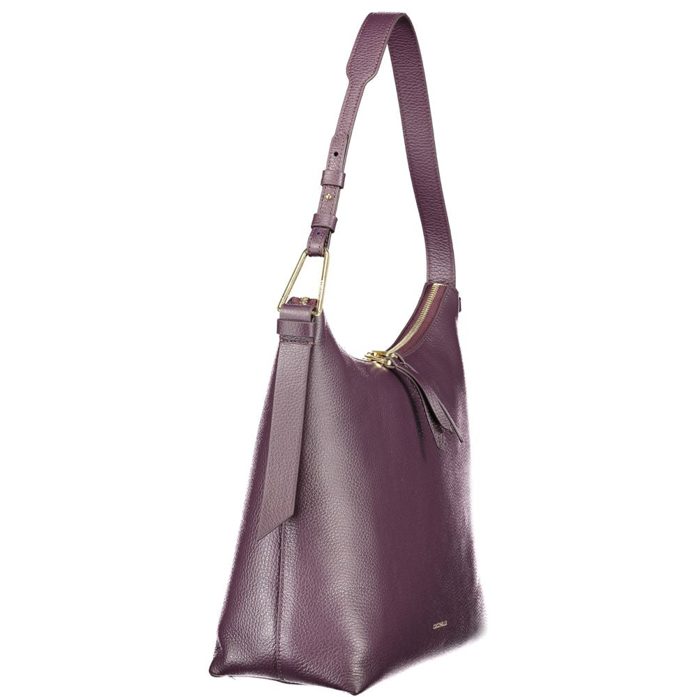 Coccinelle Lila Leder Damen Handtasche