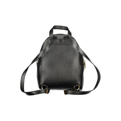 Coccinelle Schwarzer Leder Damen Rucksack