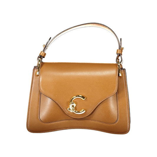 Coccinelle Braune Leder Damen Handtasche