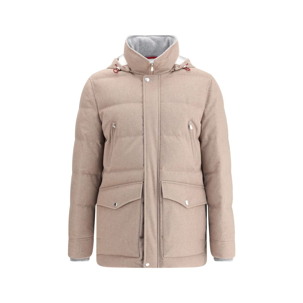 Brunello Cucinelli Kaschmir-Daunenjacke
