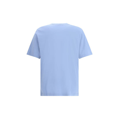 Maison Kitsuné Hellblaues Baumwoll-T-Shirt