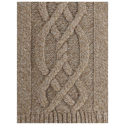 Brooksfield beigefarbenes Woll-Sweatshirt