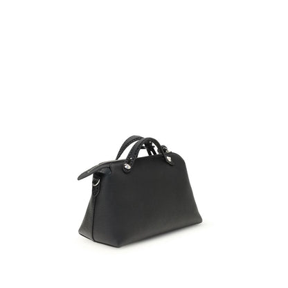 Fendi Schultertasche aus schwarzem Kalbsleder (Bos Taurus)