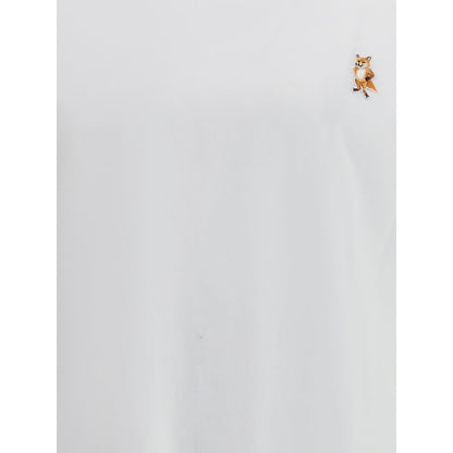 Maison Kitsuné – T-Shirt mit stehendem Fuchs