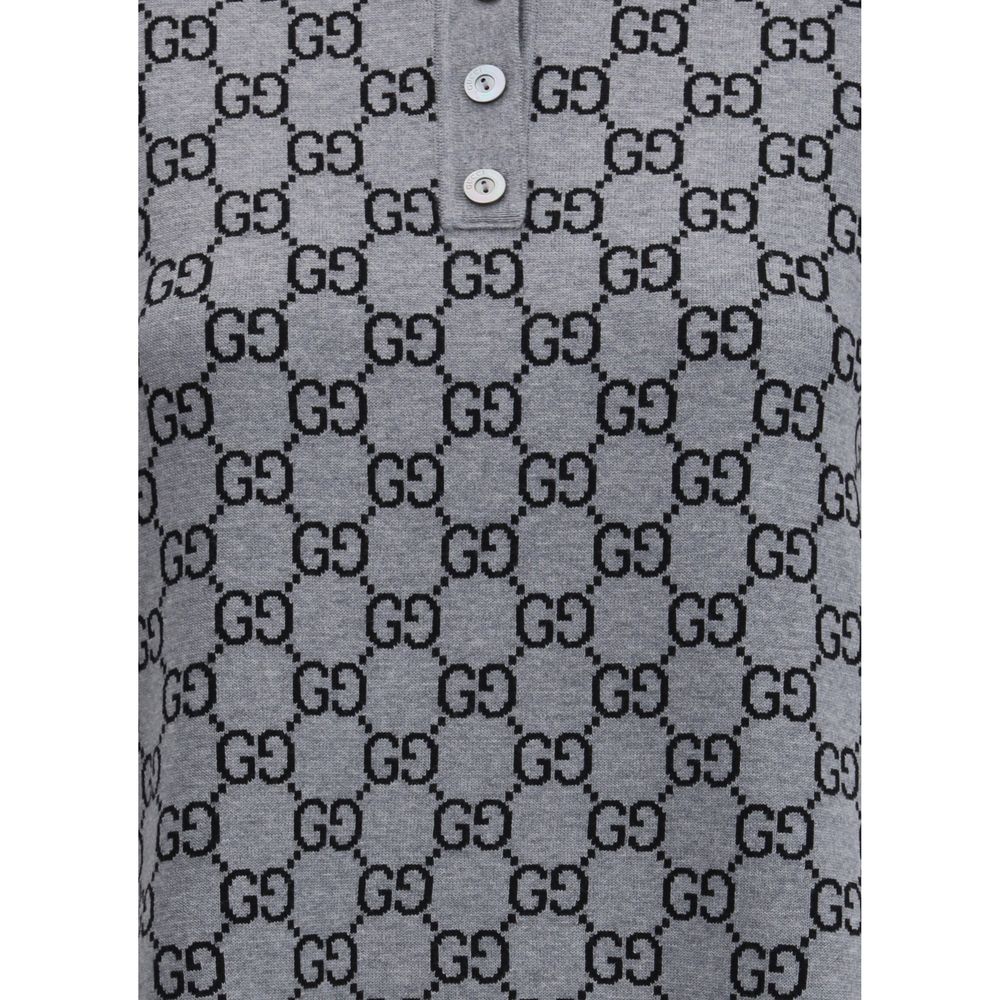 Gucci Graues Woll-Freizeitkleid