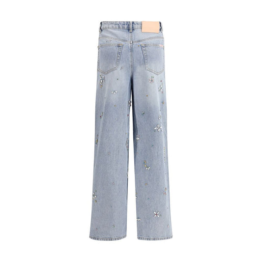 Self-Portrait Wide leg Jeans
