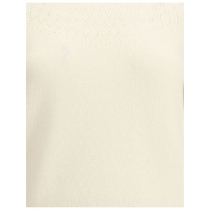 Thom Browne Weißes Sweatshirt aus Fleece-Wolle