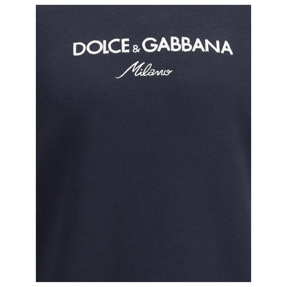 Blaues Baumwoll-Sweatshirt von Dolce &amp; Gabbana