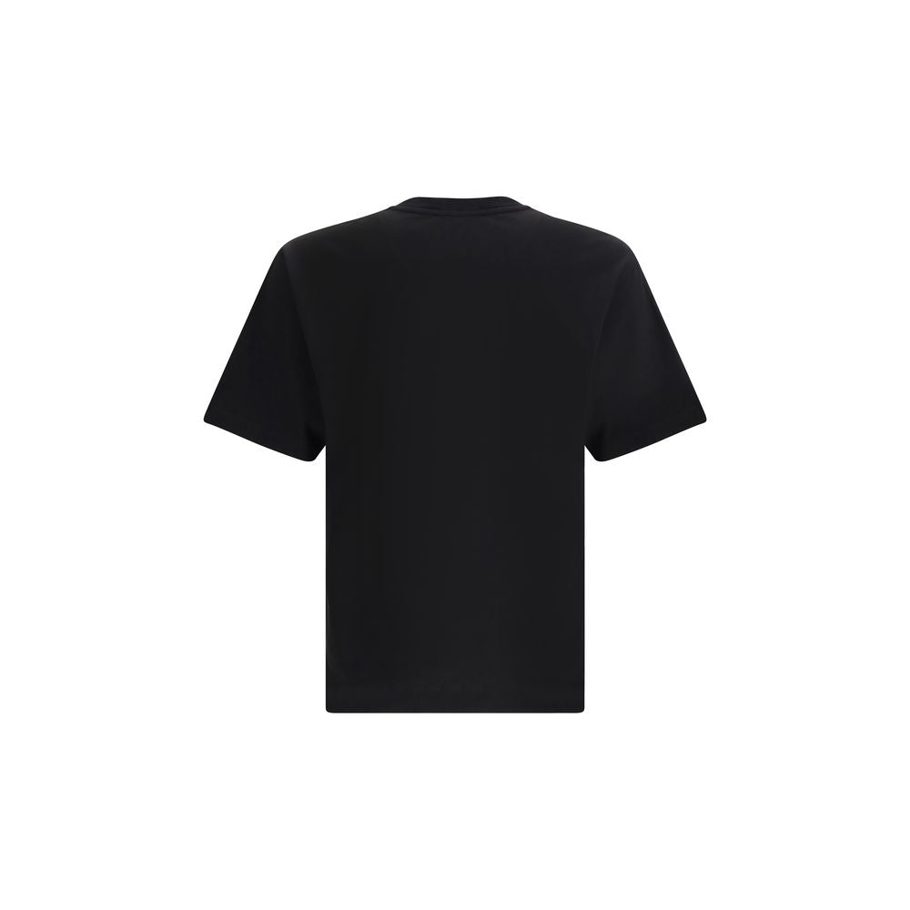 Dolce &amp; Gabbana Schwarzes Baumwoll-T-Shirt
