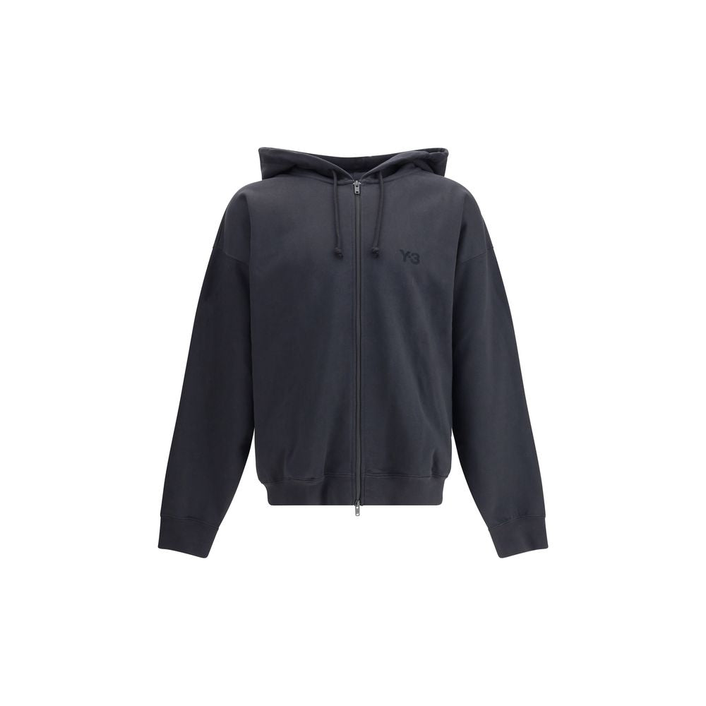 Y-3 Schwarzes Baumwoll-Sweatshirt