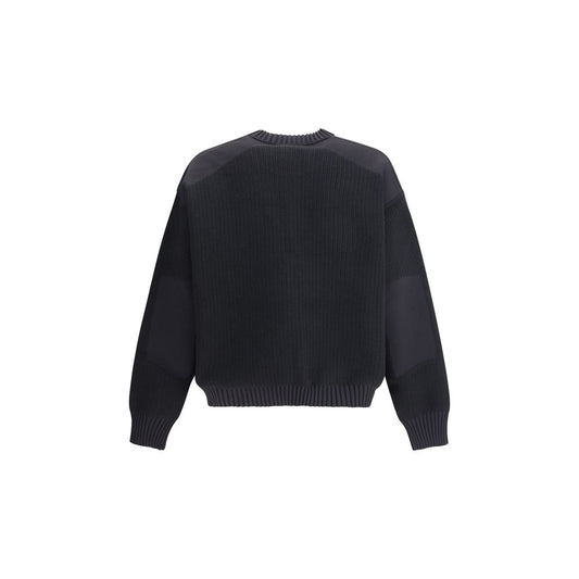 Y-3 Schwarzes Woll-Sweatshirt