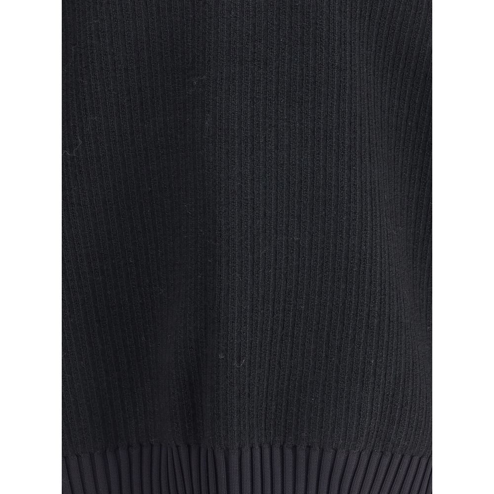 Y-3 Schwarzes Woll-Sweatshirt
