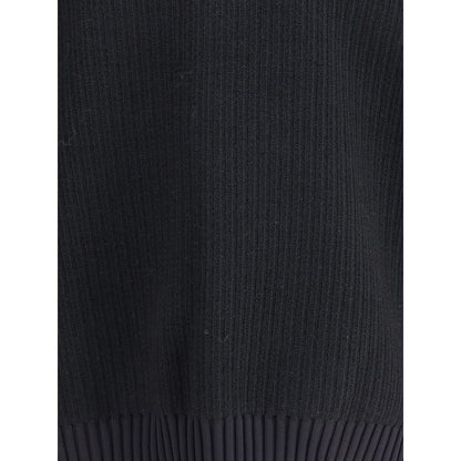 Y-3 Schwarzes Woll-Sweatshirt