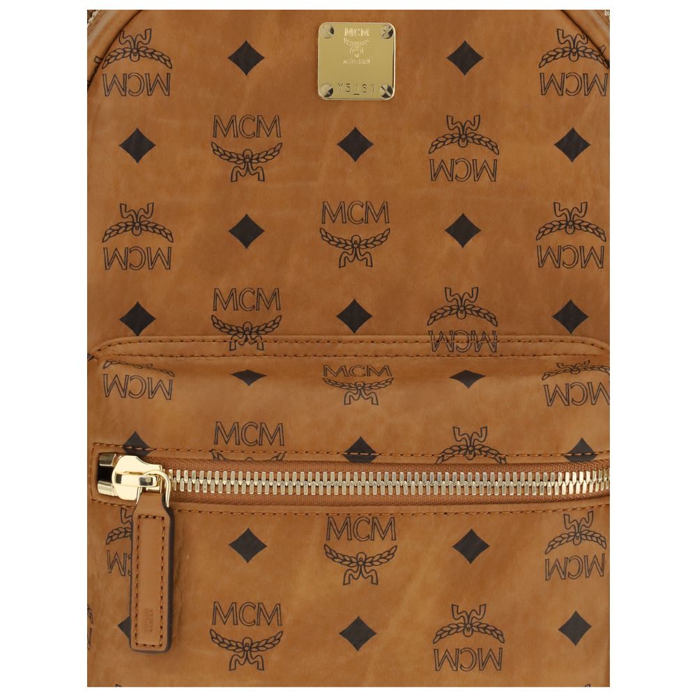 MCM – Kleiner Stark-Rucksack aus bedrucktem Canvas