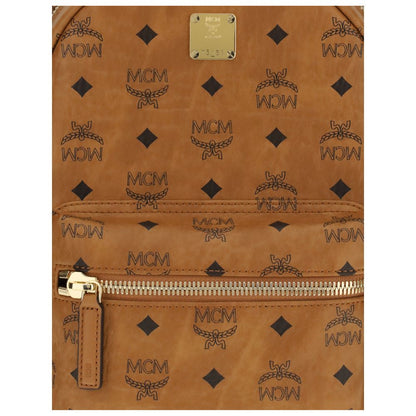 MCM – Kleiner Stark-Rucksack aus bedrucktem Canvas